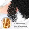 Urbeauty V Part Burmese Curly Wig for Black Women, Glueless Protein Silk Synthetic Upgraded U Part Wigs Soft Natural Human Hair Feel, Lightweight Beginner Friendly Upart, Daily Wear/Time-Saving Vpart view 3