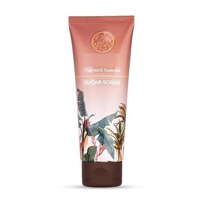 Face Scrub Pink Salt Sugar Scrub With Tamarind & Honey | De Tan, Dead Skin Remover & Exfoliate Face And Body Scrub | Get Glowing & Healthy Skin | 100 Ml