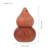 3 Pack 1ml Wood Gourd Roll on Essential Oil Bottle Pendant view 2