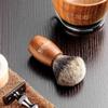 Anbbas Badger Hair Shaving Brush with Wood Handle,Large Soap Bowl,Stainless Steel Shaving Stand and 7oz Natural Shaving Soap Puck Refill for Men view 4