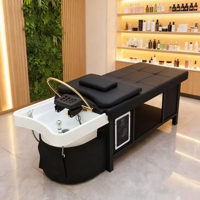 CHEEMHOM Head SPA Shampoo Bed,Massage Bed, Supports Water Circulation& Fumigation,Light Therapy Massage Table for Spa Beauty Salon