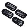 COOLHIYA 4pcs Foot Gel Socks with Non-Slip Dots for Moisturizing and Skin Care Black Spa Socks for Dry Feet and Long Standing view 1