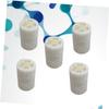 COOLHIYA 5Pcs Natural Loofah Sponge Body Scrubber White Bath Exfoliating Sponges for Deep Cleansing and Care Multipurpose Natural Scrubber for Bathing and Household Cleaning view 3