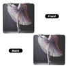 NBSKSDLK Ballet Dancer Compact Mirror for Purse, 1x/2x Magnifying Double-Sided Cosmetic Mirror Portable Travel Mirror for Beauty, Foldable, Handheld Vanity Mirror for Women Gift view 2