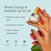 Blood Orange & Rosehip Lip Scrub,10 G | Gentle Exfoliating Scrub For Dark Lips & Pigmentation | Organic Lip Exfoliator For Soft, Smooth, Supple And Luscious Lips|Suitable For Unisex view 2