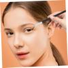 COOLHIYA 3pcs Angled Eye and Lip Liner Brush with Long Handle Precise Thin Tip for Sharp Lines Multifunctional Solid Makeup Tool for Professional Eyeliner and Lip Liner Application view 4