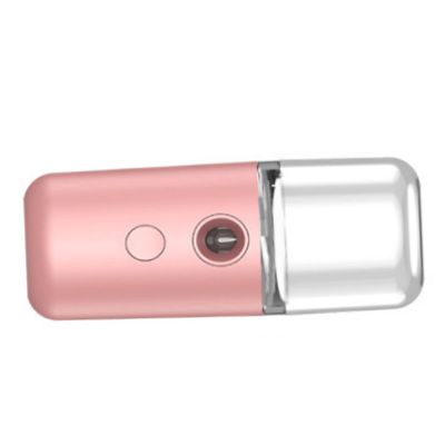 ciciglow Nano Facial Mist Sprayer Portable Mini USB Water Face Humidifier for Hydration Women (Pink)