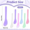 Ajcotahm 6PCS Makeup Scoops Spatulas Plastic Beauty Spoon Facial Cream Brush Reusable Cosmetic Mask Mixing Scoop Tool for Lotions Cream and Sampling Tool view 2