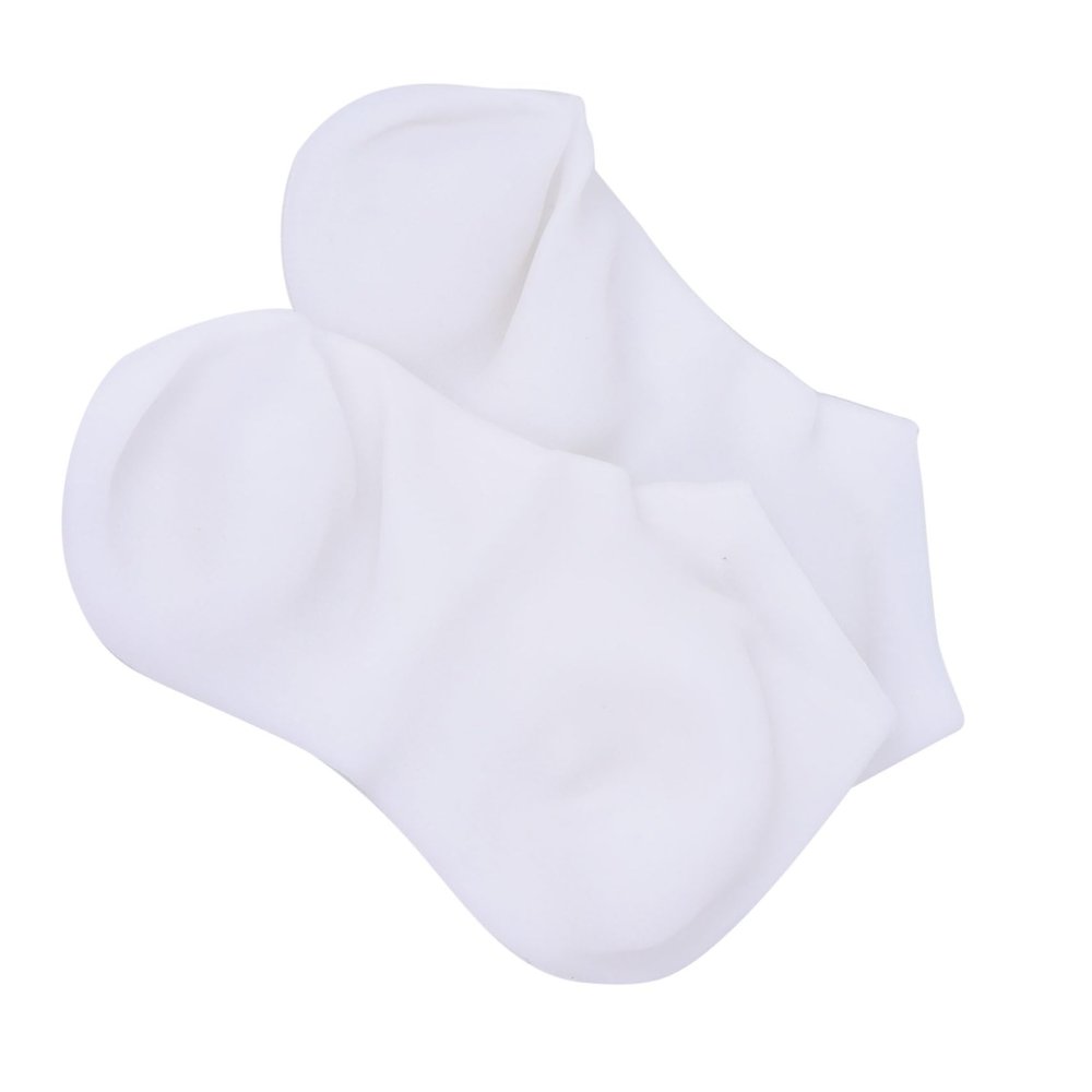 ETHZZLE Moisturizing Treatment Socks for Feet Unisex Foot Care Sock Preserve Moisture Elastic for Dry Cracked Skin Callus Softener Comfortable White XL