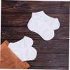 ETHZZLE Moisturizing Treatment Socks for Feet Unisex Foot Care Sock Preserve Moisture Elastic for Dry Cracked Skin Callus Softener Comfortable White XL view 4