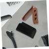 ETHZZLE Portable Wooden Beard Comb with Hollow Wide Tooth Design and PU Protective Case Men S and Women S Travel Beard Oil Comb for Smooth Grooming and Mustache Detangling view 4