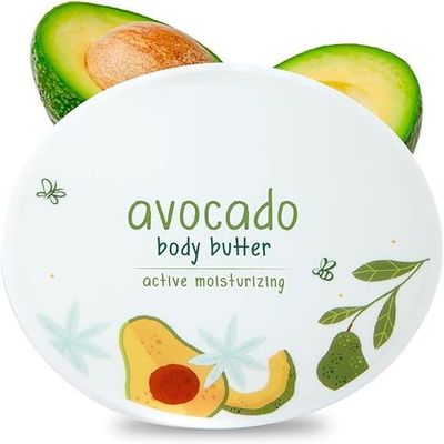 Avocado Moisturizing Body Butter with Cocoa Butter & Shea Butter for & Nourishment-Sulphate & Paraben Free -(200 g)