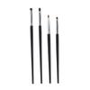 ETHZZLE 4pcs Eyeliner Brush Set Fine Precision Eye Makeup Tool with Soft Horse Hair for Delicate Blending and Portable Use Suitable for Women and Makeup Enthusiasts view 1