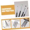 ETHZZLE 4pcs Eyeliner Brush Set Fine Precision Eye Makeup Tool with Soft Horse Hair for Delicate Blending and Portable Use Suitable for Women and Makeup Enthusiasts view 3