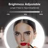 30x Magnifying Makeup Mirror, Multiple Lighting Modes Portable Lighted Vanity Mirror with Light and Suction Cup for Bathroom, Bedroom (Black) view 3