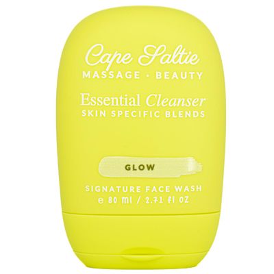 Cape Saltie Beauty & Dry Goods Glow Omega Glow Essential Cleanser - Skin Specific Blends, 80ml  Jojoba Oil, Pink Grapefruit, Passion Flower Extract for Glowing Complexion