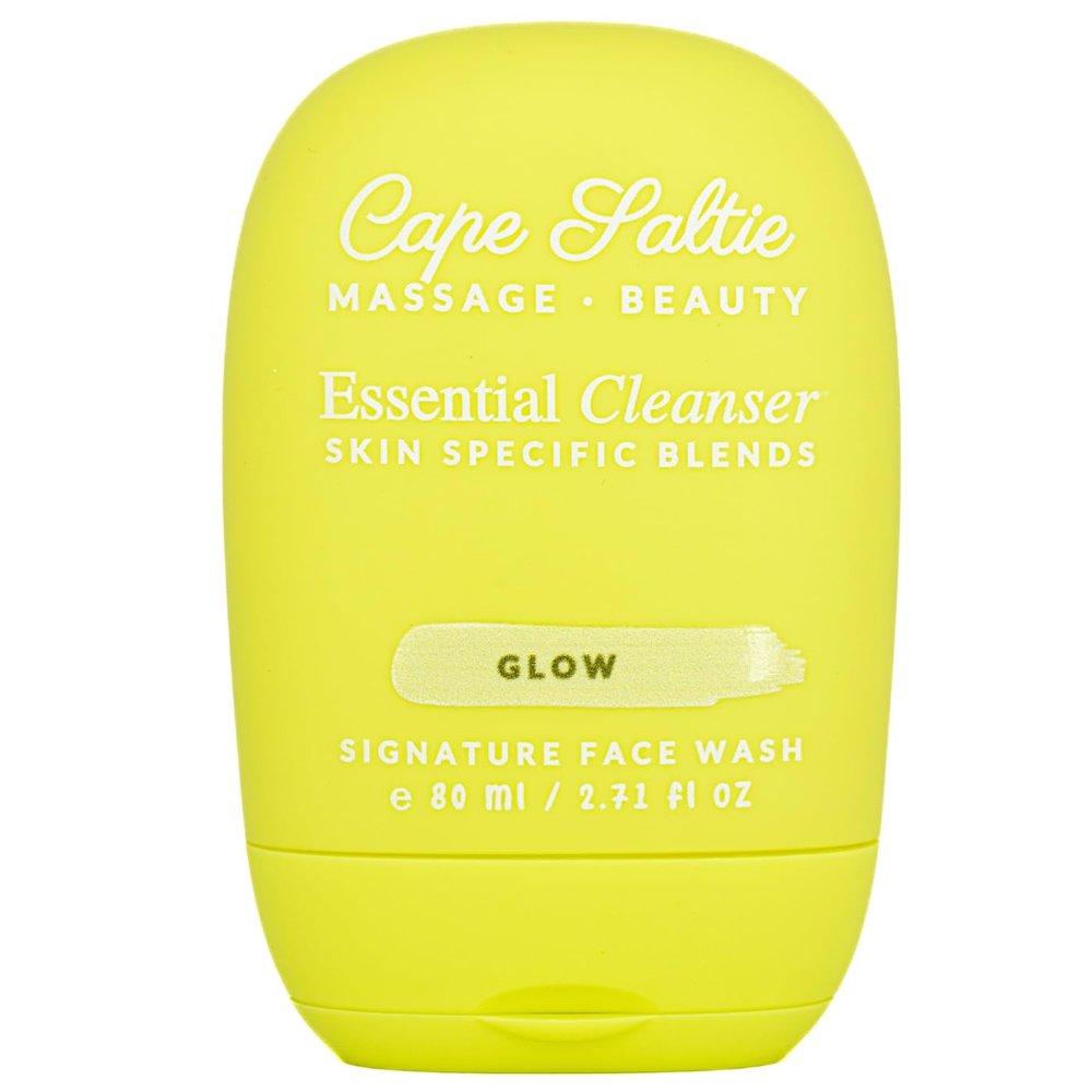Cape Saltie Beauty & Dry Goods Glow Omega Glow Essential Cleanser - Skin Specific Blends, 80ml  Jojoba Oil, Pink Grapefruit, Passion Flower Extract for Glowing Complexion