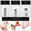 3 Pack Nail Cutter Set | Fingernail Clipper Set with Precision Steel Blades | Nail Clipper, Toenail Clipper, and Slanted Trimmer view 3