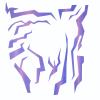 2 PCS Purple Ombre Tattoos and 8 PCS Tattoos view 2