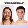 2 PCS Purple Ombre Tattoos and 8 PCS Tattoos view 4