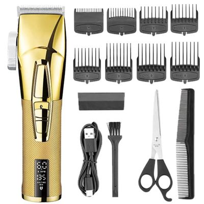QHEVLXQI Electric Hair Clipper Barber Scissors Hair Clippers for Men, Electric Cutting Machine Barbers Precision Cordless Fade Trimmer