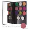 Allwon Empty Magnetic Plastic Eyeshadow Makeup Palette with 15Pcs Adhesive Empty Palette Metal Stickers for Eyeshadow Lipstick Blush Powder (Pack of 2) view 3