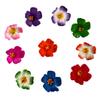 Bohemian Style Hibiscus Hair Clips Hawaiian Plumeria Hair Clips - 50-Pcs Realistic Foam Petals, Mixed Vibrant Colors, Perfect for Summer Vacation Beach Parties view 1