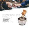 Fuchooky Men's 3 in 1 Shaving Set with Stand and Bowl, Synthetic Fiber Shaving Brush Kit for Face Grooming view 2