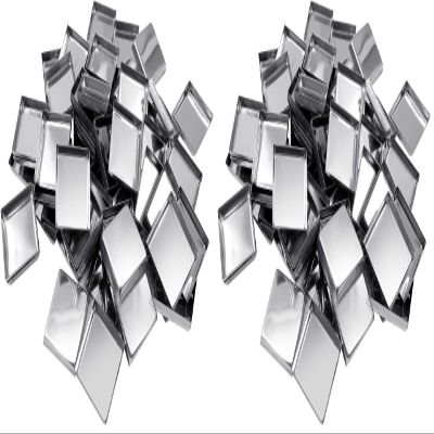 Allwon 112 Pack Empty Square Metal Pans for Eyeshadow Palette Magnetic Makeup Palette (26mm)