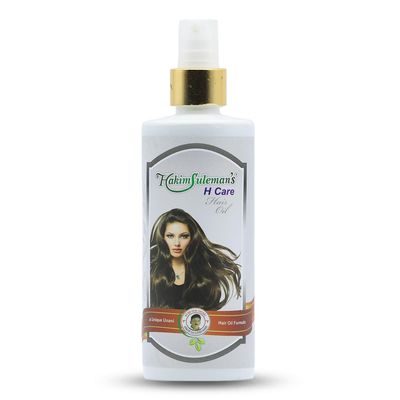 Hakim Suleman's H Care Hair Oil With Amla, Zaitoon, Roghan Badaam  Ayurvedic Hair Growth Oil for Strong, Thick & Shiny Hair | Reduces Hair Fall & Dandruff | For Men & Women