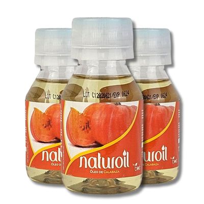 BO COSMETICS Naturoil Pumpkin Oil for Hair, Skin & Nails 2 oz Rich in Fatty Acids, Vitamin E & Iron Non-Greasy Formula Deep Nourishment & Fast Absorption Multipurpose Oil (Pack of 3)