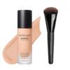 bareMinerals Barepro 24HR Wear Matte Liquid Foundation with Mineral SPF 20 + Luxe Performance Brush Bundle view 1