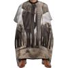African Elephant Barber Cape for Adult Hair Cutting Cape with Adjustable Snap Closure, Durable Haircut Capes for Salon & Home Use view 1