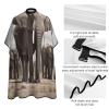 African Elephant Barber Cape for Adult Hair Cutting Cape with Adjustable Snap Closure, Durable Haircut Capes for Salon & Home Use view 4