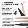 Anglicolor Eyebrow Pen, Angled Brow Brush, Microblading Eyebrow Pencils for Women, Natural Brow Pen, Eyebrow Brush To Hair-Like Strokes Long-Lasting, Waterproof, Smudge-Proof (03 Caramel Blonde) view 2