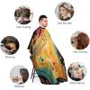 Abstract Music Themed Barber Cape for Adult Hair Cutting Cape with Adjustable Snap Closure, Durable Haircut Capes for Salon & Home Use view 3