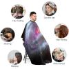 Colorful Galaxy Barber Cape for Adult Hair Cutting Cape with Adjustable Snap Closure, Durable Haircut Capes for Salon & Home Use view 3