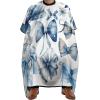 A Set of Blue Bows Barber Cape for Adult Hair Cutting Cape with Adjustable Snap Closure, Durable Haircut Capes for Salon & Home Use view 1