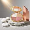 Eye & Cheek Palette- Eyeshadow and Highlighter Makeup, Highlighting Eye & Cheek Palette, Makeup Palettes Contour Kit, 4-in-1 Highlight ShadesMakeup, Defining the Face view 3