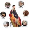 Pug Flower Barber Cape for Adult Hair Cutting Cape with Adjustable Snap Closure, Durable Haircut Capes for Salon & Home Use view 3