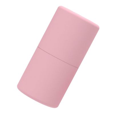COOLHIYA Reusable Silicone Ice Face Roller for Facial Massage and Beauty Lifting and Tightening Skin Reduces Puffiness and Fine Lines Portable Nordic Pink Face Massage Tool for Home and