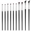 10 Pcs Eyeliner Brushes Set, Mini Eye Makeup Brush Set, Small Eyeshadow Smudge Brushes, Precision Fine Point Eyeliner Brush for Gel Cream Liquid Concealer view 1