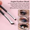 10 Pcs Eyeliner Brushes Set, Mini Eye Makeup Brush Set, Small Eyeshadow Smudge Brushes, Precision Fine Point Eyeliner Brush for Gel Cream Liquid Concealer view 4