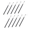 ETHZZLE 10Pcs Portable Angled Eyebrow Brush Premium Mini Makeup Brushes for Eyeshadow and Eyeliner Grooming Travel-friendly Beauty Tool for Precise Brow Definition view 1