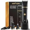 AREYZIN Body Hair Trimmer Men: Manscape 3 in 1 Electric Razor, Hair Trimmer for Body Groomer,Beard, Nose/Ear Hair,USB-C Replaceable Dock Ceramic Blade Heads,Christmas Gifts for Men view 1