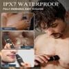 AREYZIN Body Hair Trimmer Men: Manscape 3 in 1 Electric Razor, Hair Trimmer for Body Groomer,Beard, Nose/Ear Hair,USB-C Replaceable Dock Ceramic Blade Heads,Christmas Gifts for Men view 4