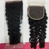 3c4a Burmese Curly 7 By 7 Deep Parting Lace Colsure Human Hair Only 14inch Spiral Curly Hair Ends Pre Plucked Bleached Knot view 2