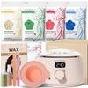 KOTAMU Waxing Kit for Women & Men, Wax Warmer for Hair Removal, Digital Wax Kit with Silicone PotIdeal for Face Eyebrow Arm Legs Armpit &Sensitive Skin, Pink Waxing Machine for Home Salon Use view 1