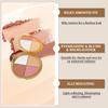 Eye & Cheek Palette - Eyeshadow and Highlighter Makeup, Multifunctional Makeup Palettes Contour Kit, Shimmer Glow Face Highlighter Palette for Women, Natural Glow Contour Powder view 3