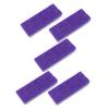 LALADEFIEE 5Pcs Double-Sided PU Pumice Stone Callus Remover Foot Care Scrubber for Dead Skin Exfoliation Ergonomic Design for Smooth Feet for High-Heel Wearers and Long Standing Use Purple view 1